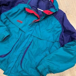 Vintage Colorblock Columbia Powder Keg Ski Jacket